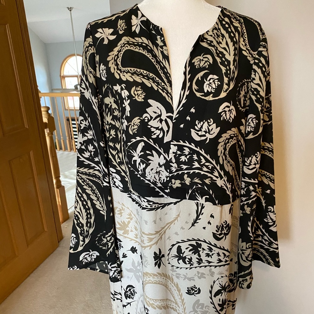 BCBG Tunic Paisley Dress